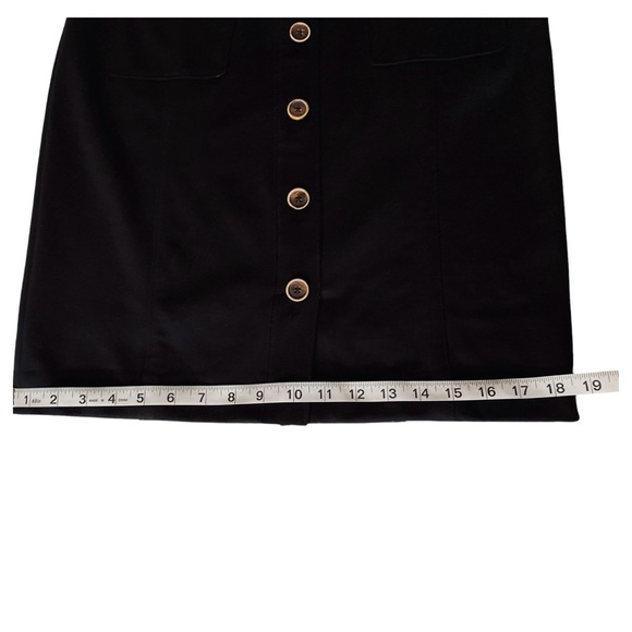 Banana Republic - Black Side Zip Pencil Skirt Size 10 - Picture 8 of 13